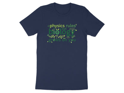 Biology Grows On You T-Shirt - Funny Science Pun Graphic