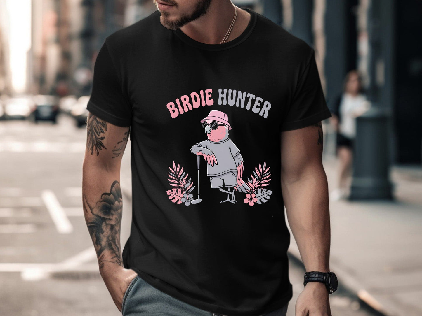 Birdie Hunter Funny Galah Golf T-Shirt