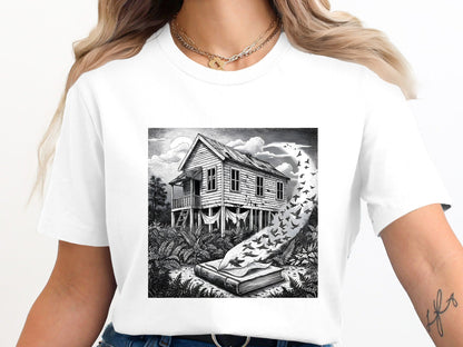 Stories from the Outback Vintage Woodcut Graphic Tee