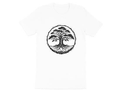 Roots & Branches Art Tree of Life Woodcut T-Shirt