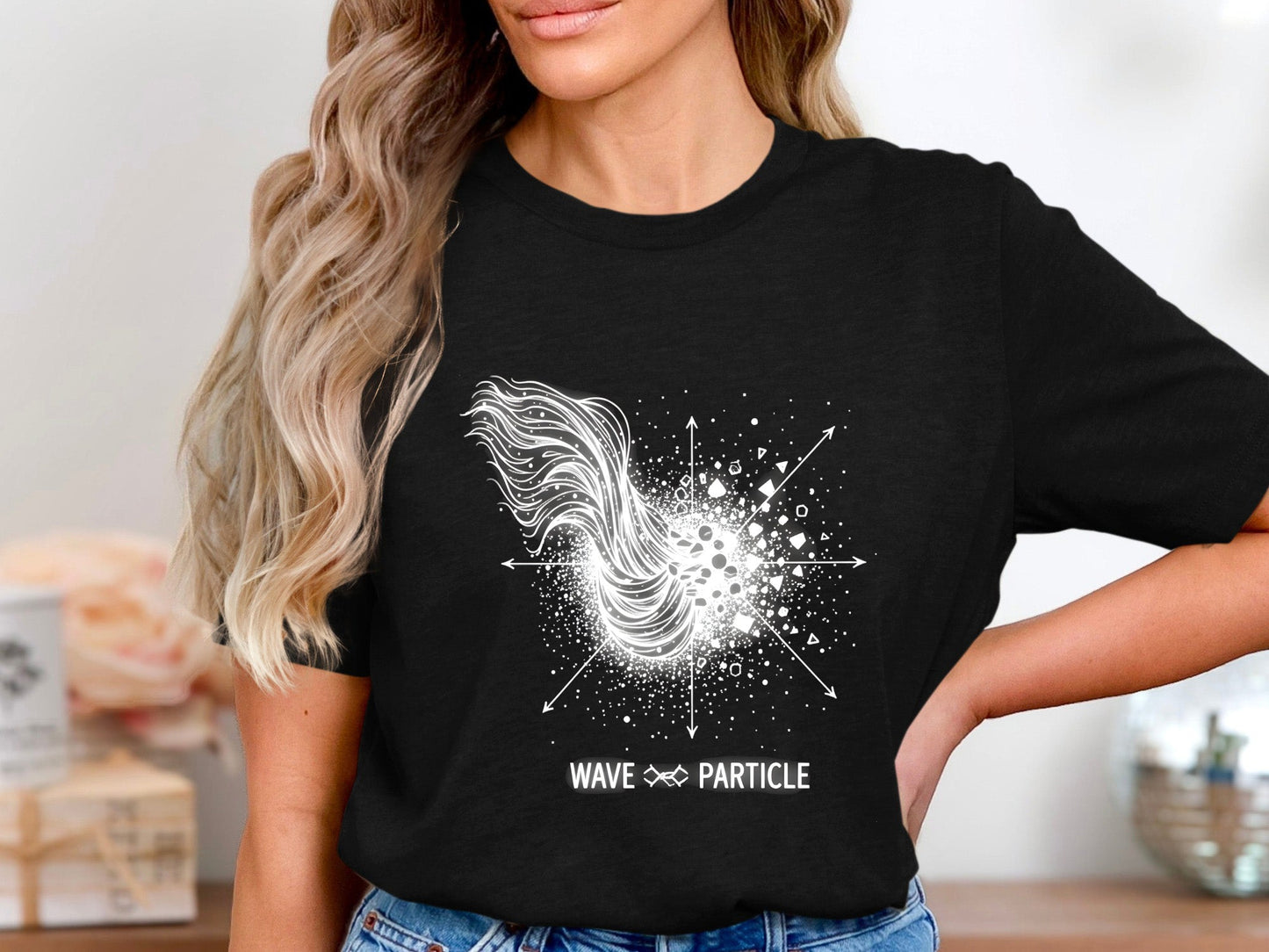 Wave Particle Duality Quantum Physics Graphic Tee