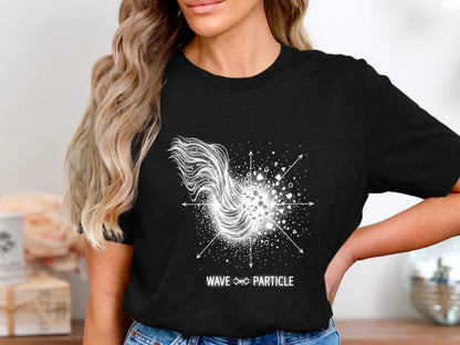 Wave Particle Duality Quantum Physics Graphic Tee