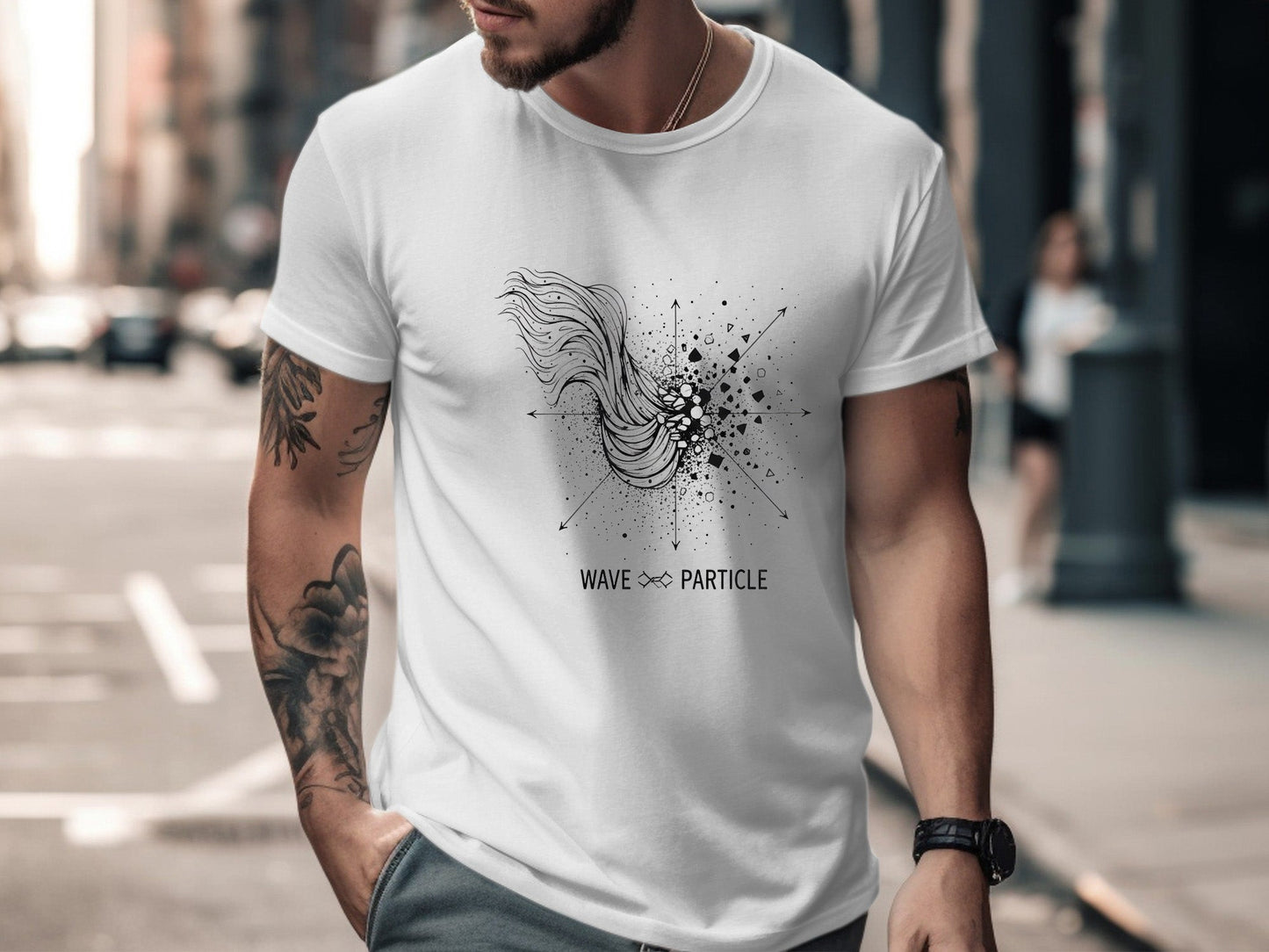 Wave Particle Duality Quantum Physics Graphic Tee