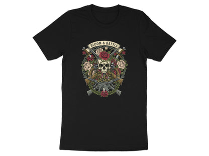 Bloom & Battle Skull & Roses Edgy Tee