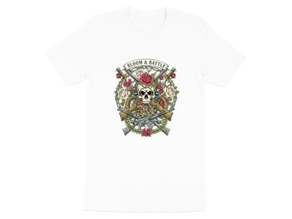 Bloom & Battle Skull & Roses Edgy Tee