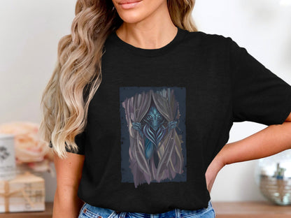 Sci-Fi Alien Creature Through the Veil T-Shirt