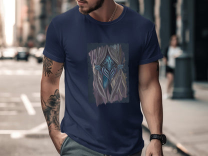 Sci-Fi Alien Creature Through the Veil T-Shirt