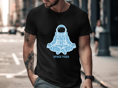 Space Yoga Astronaut Meditating T-Shirt