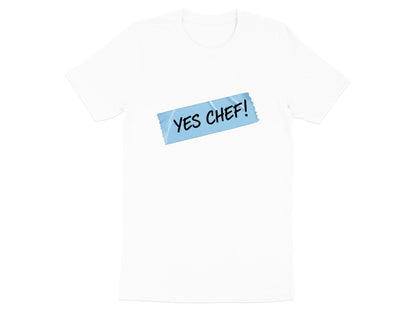 Yes Chef! Blue Painters Tape T-Shirt - Professional Kitchen Tee