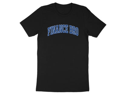 Finance Bro Varsity Logo T-Shirt - Blue &  Collegiate Tee