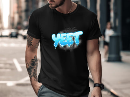 Yeet Graffiti Streetwear Gaming T-Shirt