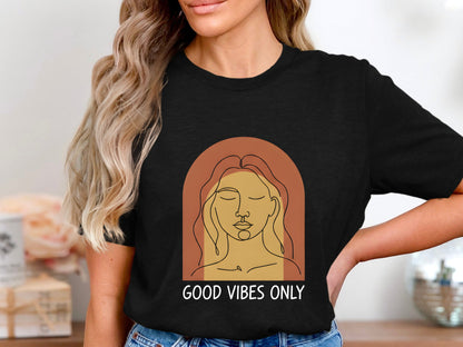 Good Vibes Only Arch Portrait T-Shirt