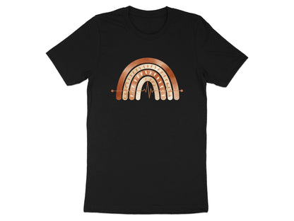 Boho Rainbow Heartbeat T-Shirt - Nurse & Midwife Graphic Tee