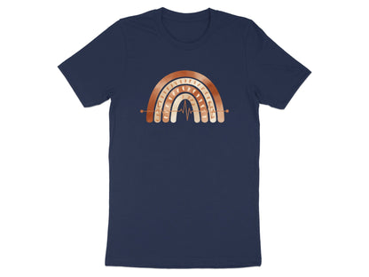 Boho Rainbow Heartbeat T-Shirt - Nurse & Midwife Graphic Tee