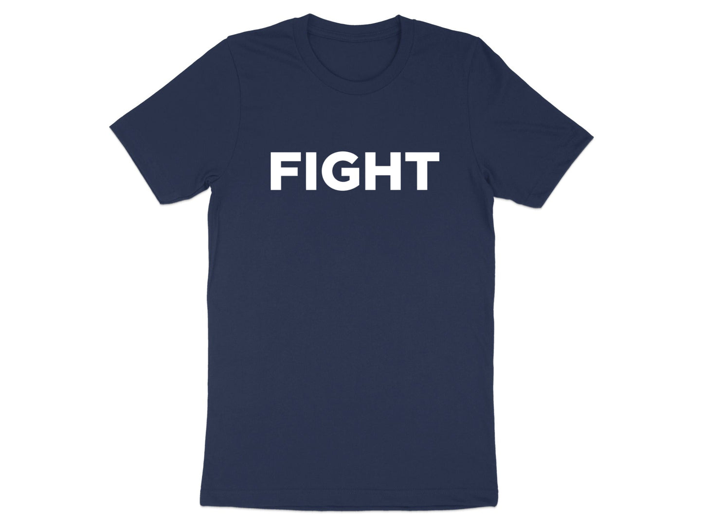 FIGHT Bold Block Text T-Shirt- Cancer Fighter Tee