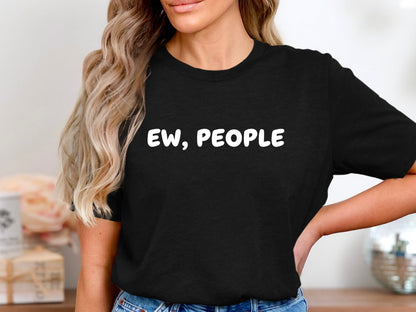 Ew People Bold Introvert Statement T-Shirt