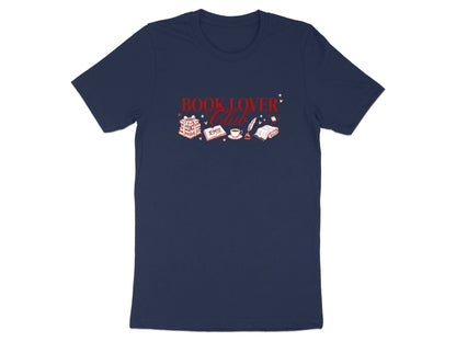 Book Lover Club Red Aesthetic Graphic Tee