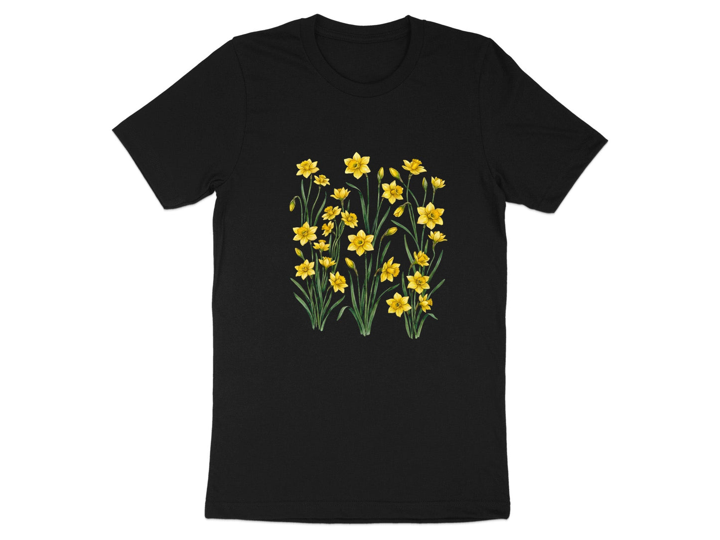 Spring Daffodil Meadow Graphic T-Shirt