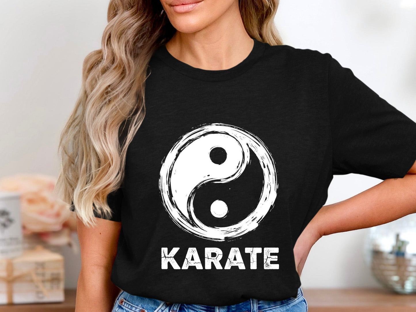Yin Yang Karate Balance Martial Arts T-Shirt