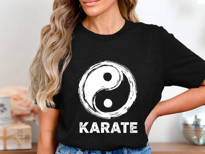 Yin Yang Karate Balance Martial Arts T-Shirt
