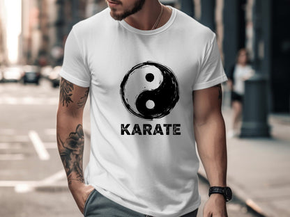 Yin Yang Karate Balance Martial Arts T-Shirt