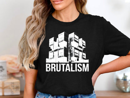 Brutalism Architecture Art T-Shirt - Concrete Style Graphic Tee