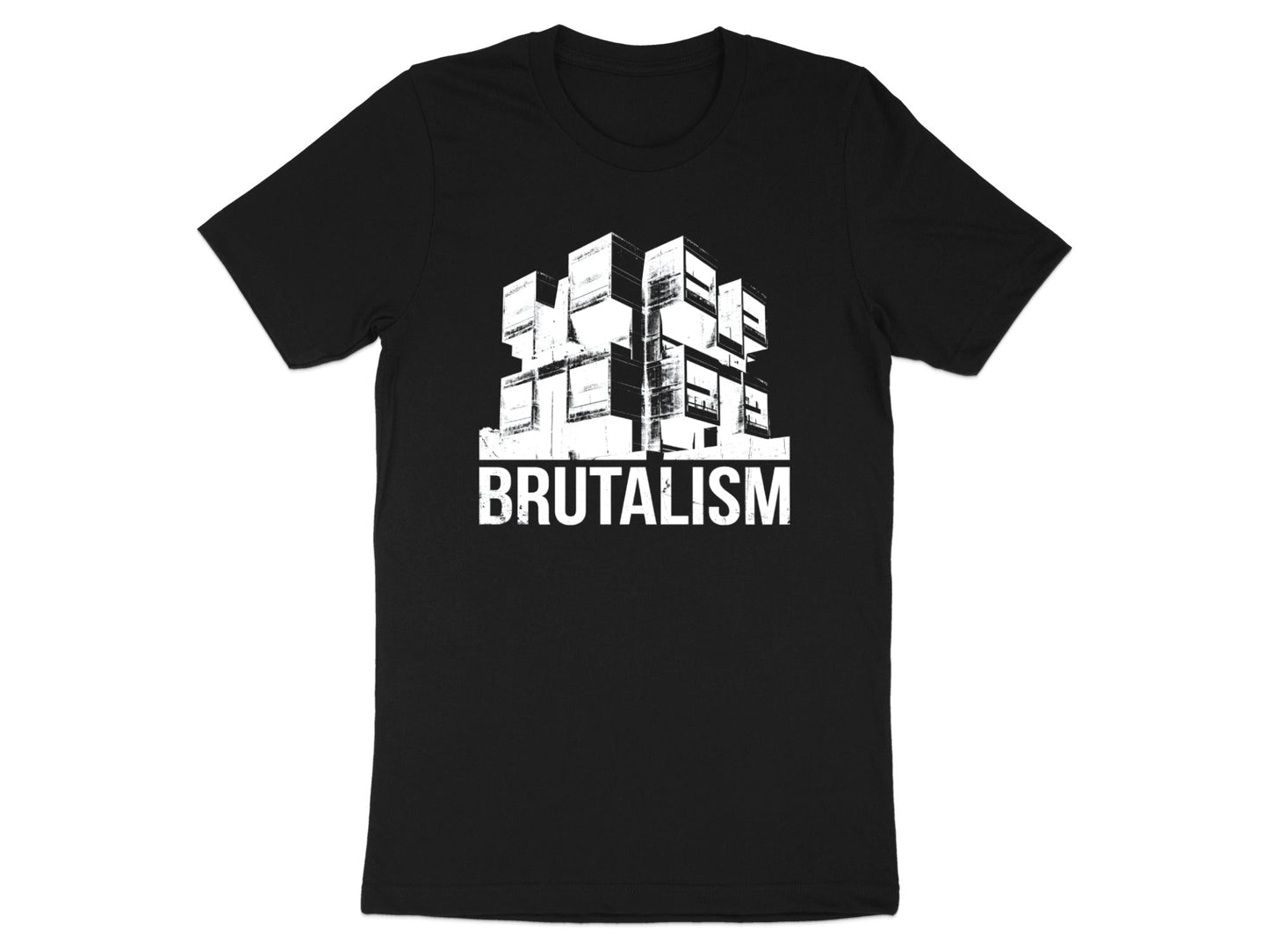 Brutalism Architecture Art T-Shirt - Concrete Style Graphic Tee
