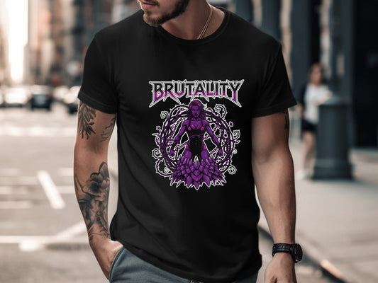 Brutality Purple Empress Graphic T-Shirt