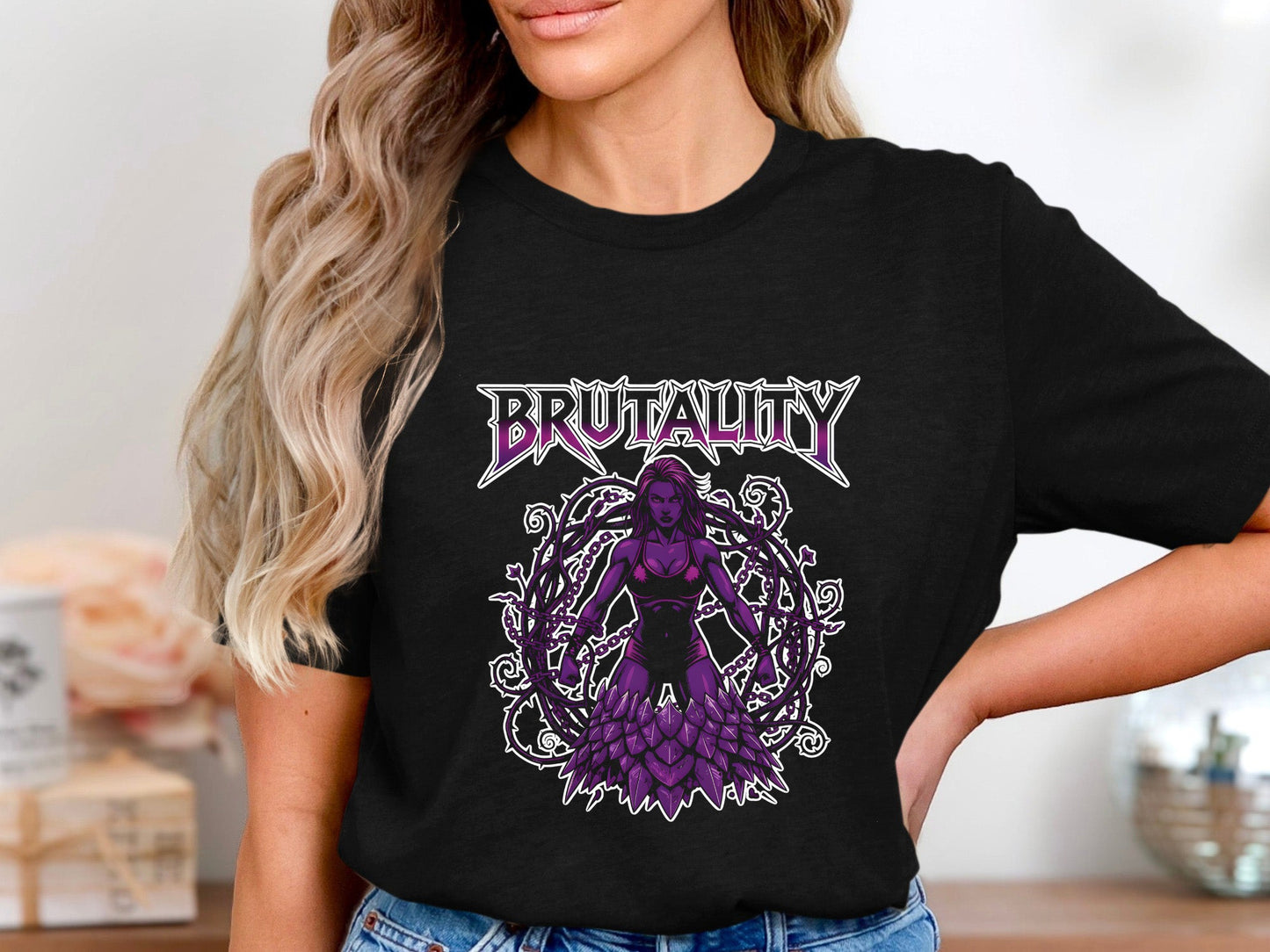 Brutality Purple Empress Graphic T-Shirt