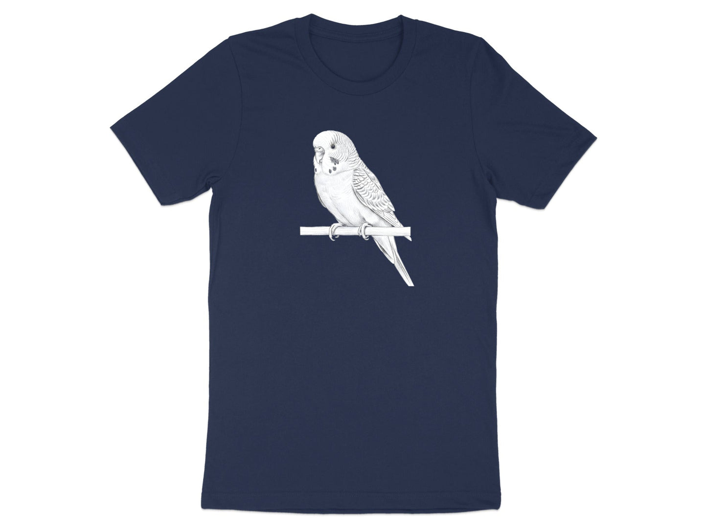 Australian Budgerigar Budgie Pencil Sketch Tee