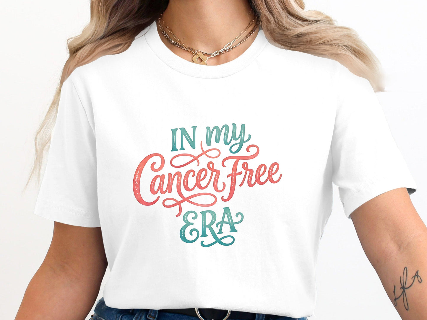 In My Cancer Free Era Script Graphic Tee