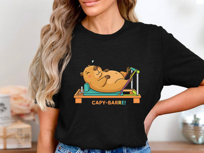 Capy-Barre! Capybara Pilates Reformer T-Shirt