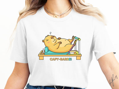 Capy-Barre! Capybara Pilates Reformer T-Shirt
