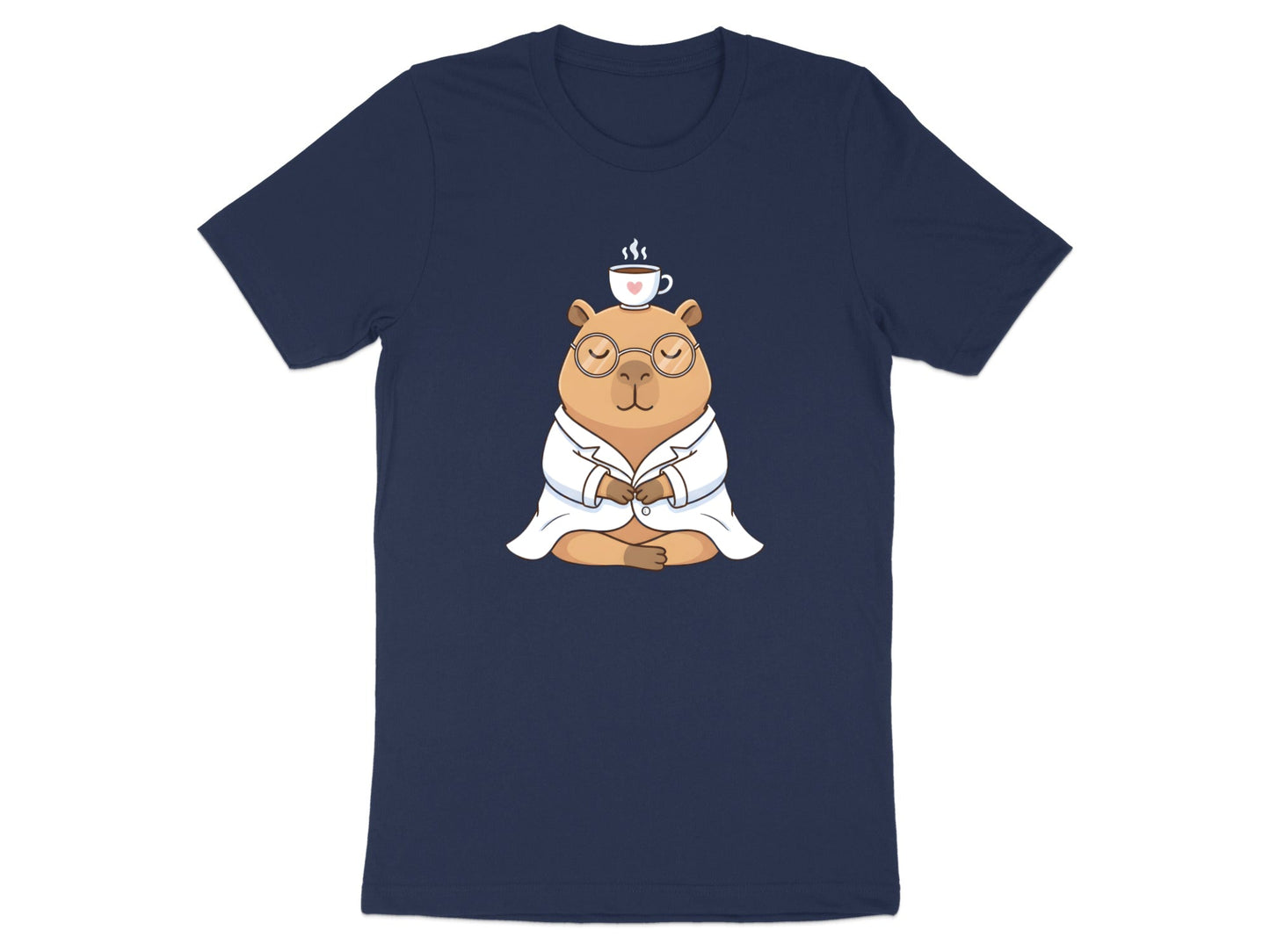 Capybara in a Lab Coat T-Shirt - Science & Research Humour Tee