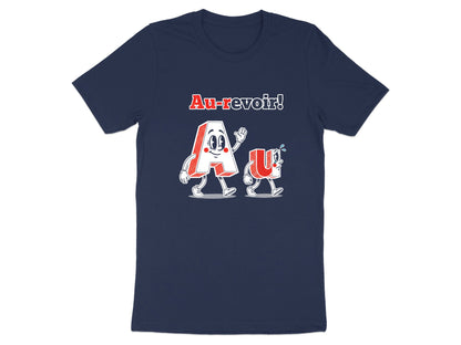 Au-Voir Gold Chemistry Pun Graphic T-Shirt