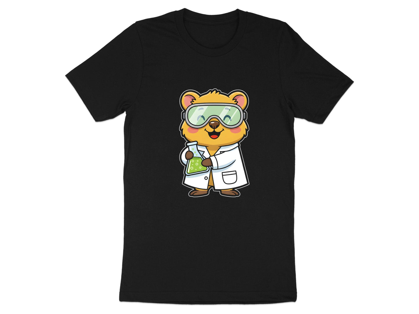 Cute Quokka Scientist Graphic T-Shirt