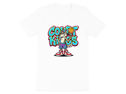 Court Kingz Wolf Basketball Character T-Shirt
