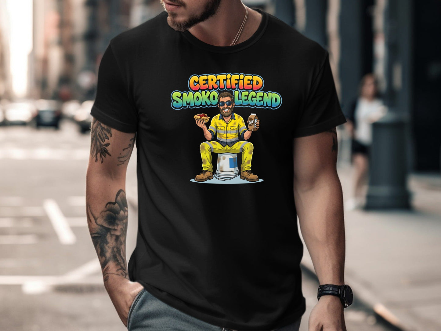 Certified Smoko Legend T-Shirt | Funny Aussie Work Break Tee