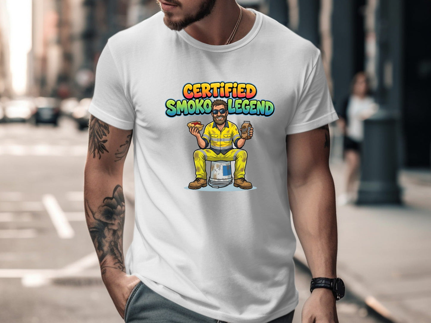 Certified Smoko Legend T-Shirt | Funny Aussie Work Break Tee