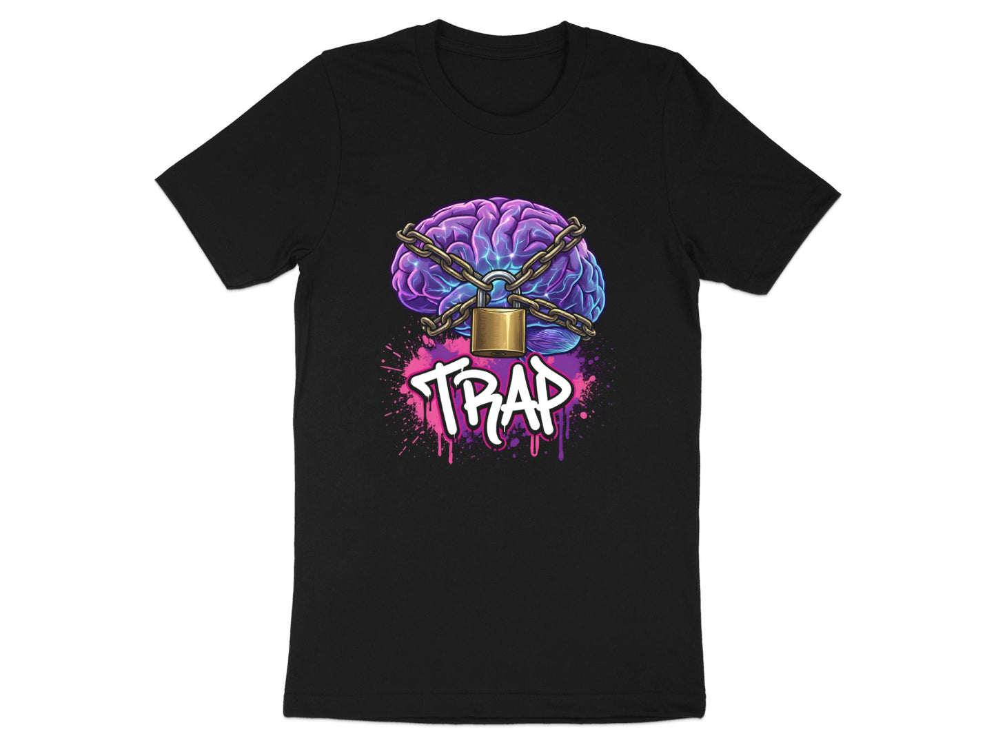 Trap Chained Mind Streetwear Graphic Tee