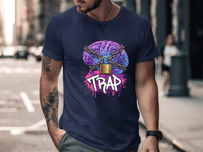 Trap Chained Mind Streetwear Graphic Tee