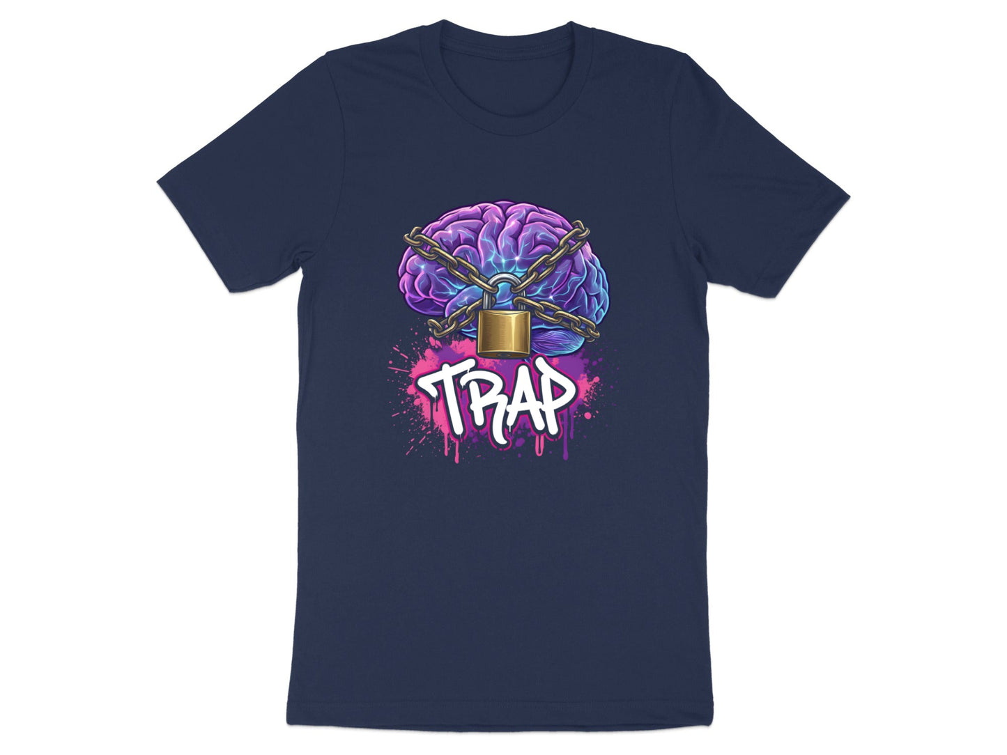 Trap Chained Mind Streetwear Graphic Tee