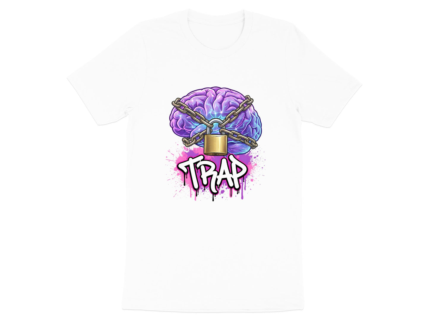 Trap Chained Mind Streetwear Graphic Tee