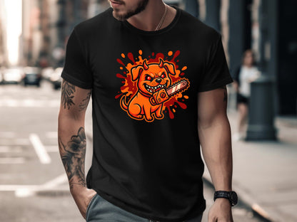 Chainsaw Devil Dog Anime Graphic Tee