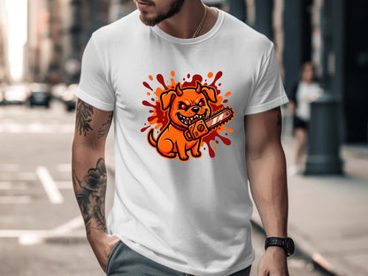 Chainsaw Devil Dog Anime Graphic Tee