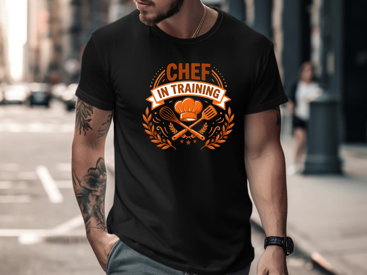 Chef in Training Heritage Logo T-Shirt - Culinary Student Tee