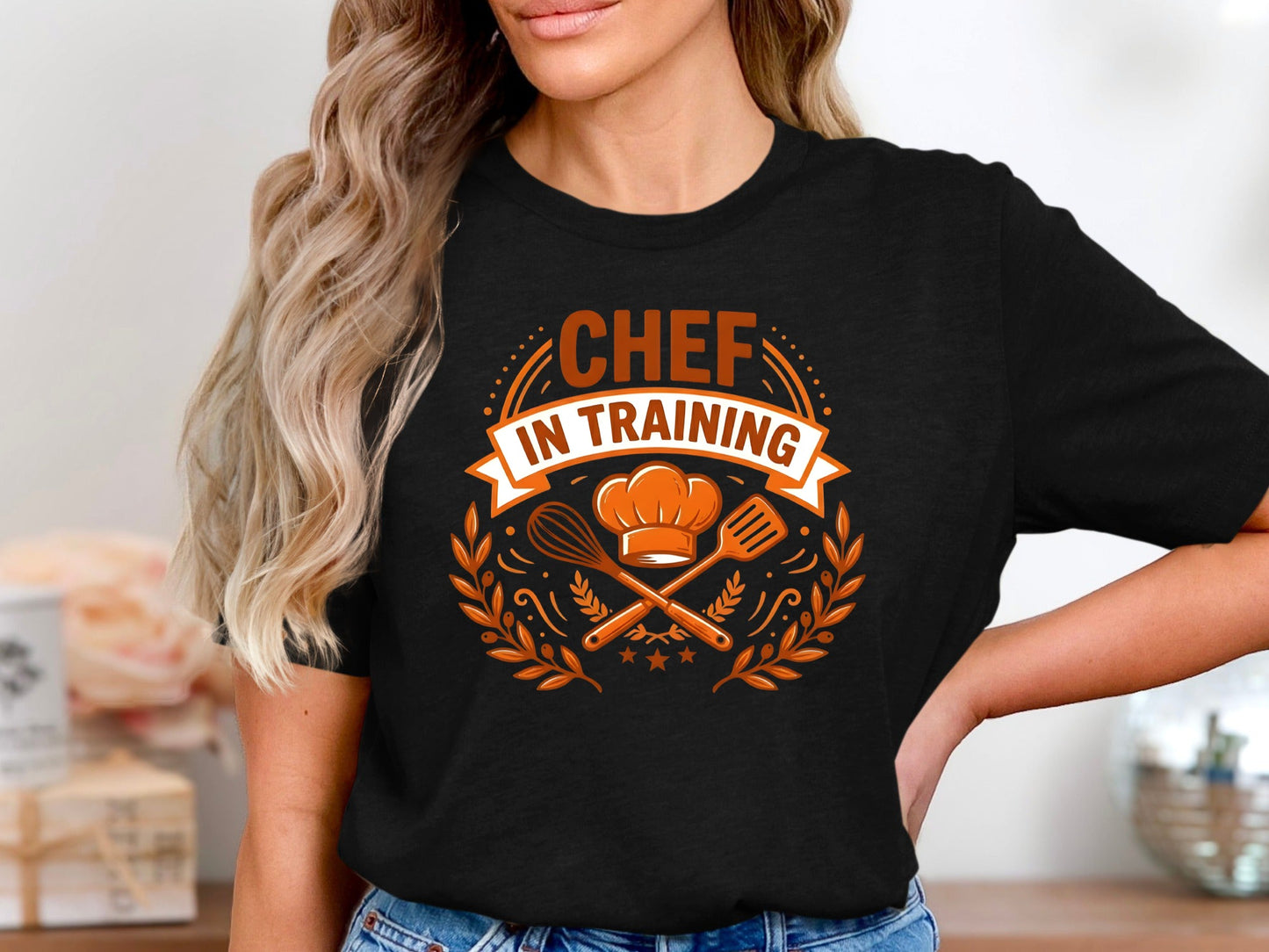 Chef in Training Heritage Logo T-Shirt - Culinary Student Tee