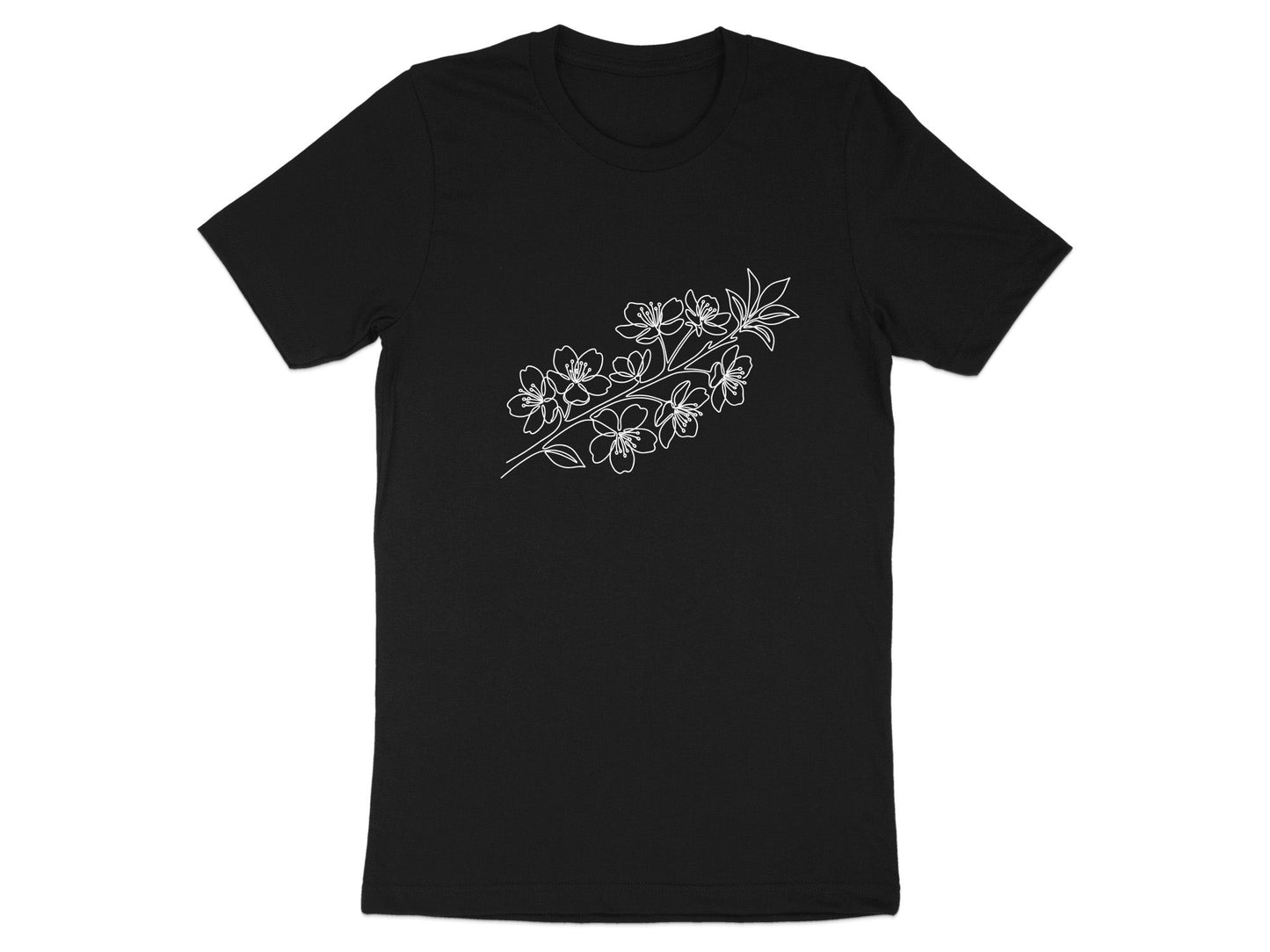 Cherry Blossom Branch Minimalist Tee
