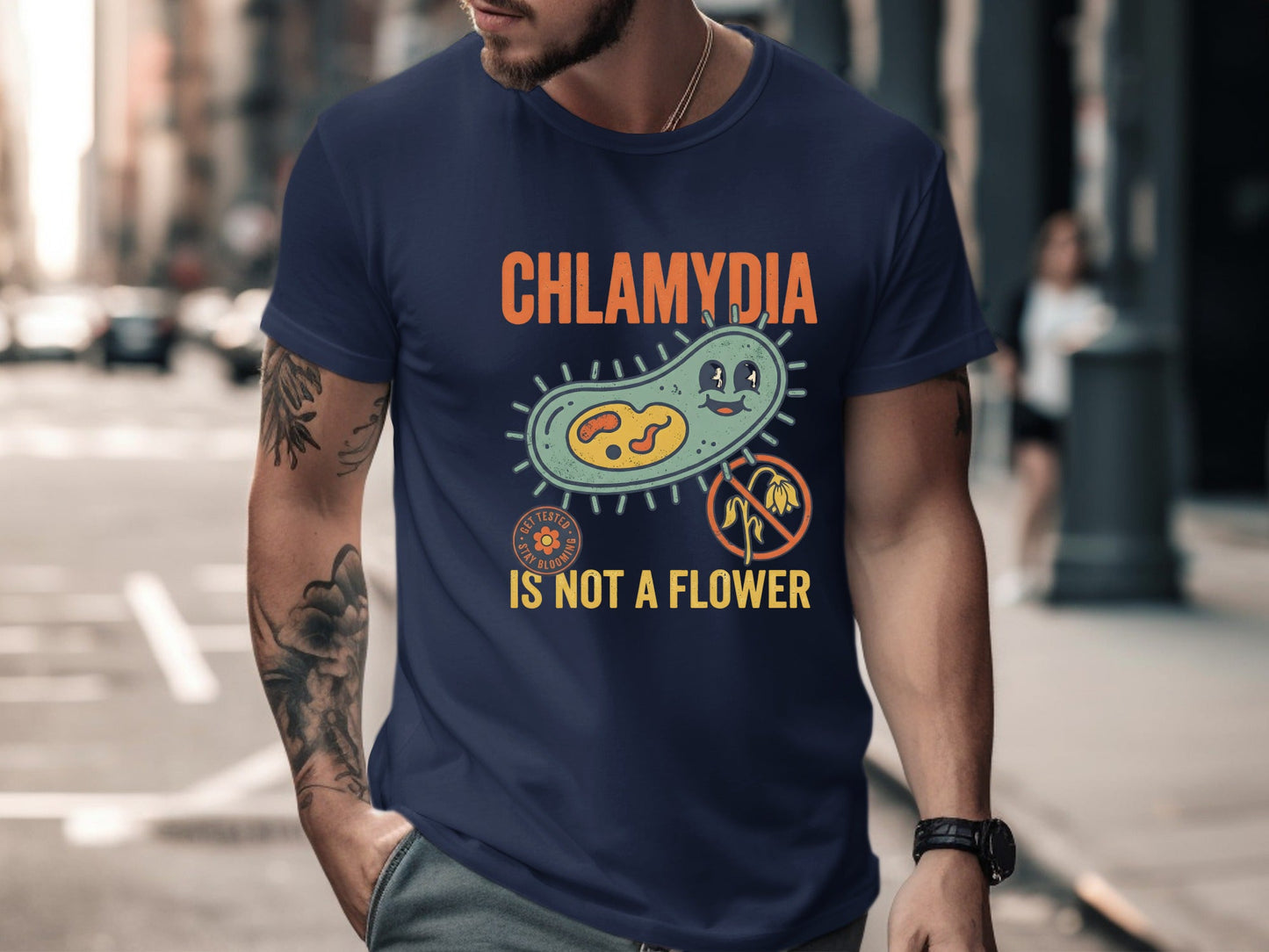 Chlamydia Is Not A Flower Health Poster Tee
