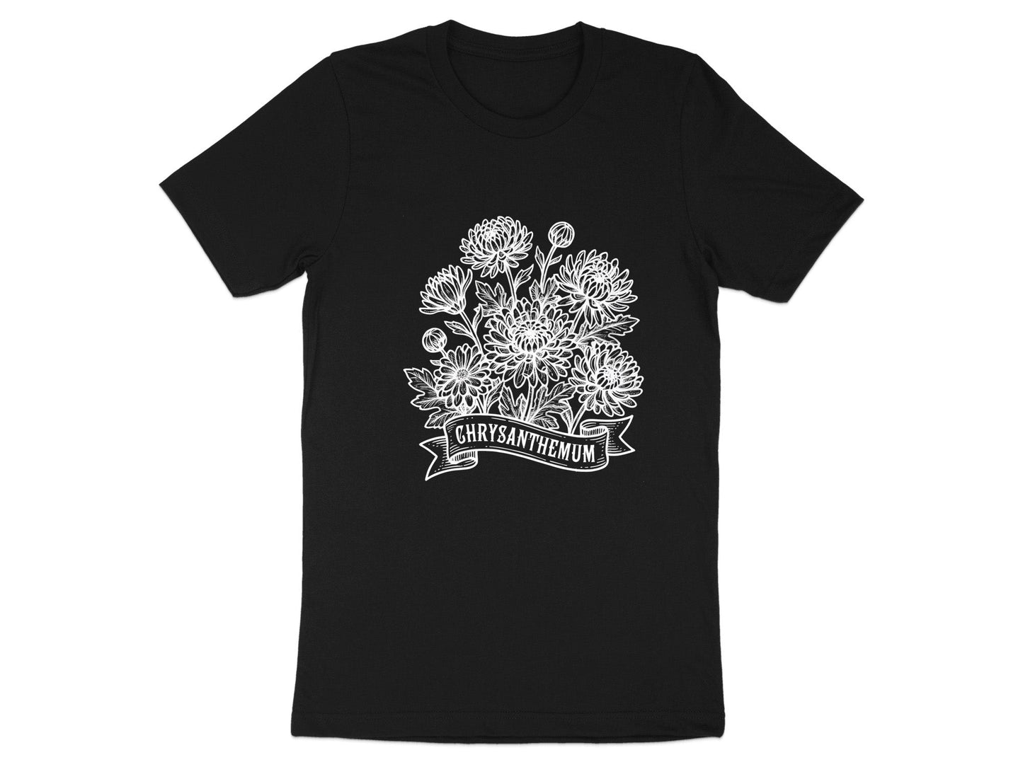 Chrysanthemum Vintage Botanical Sketch Tee